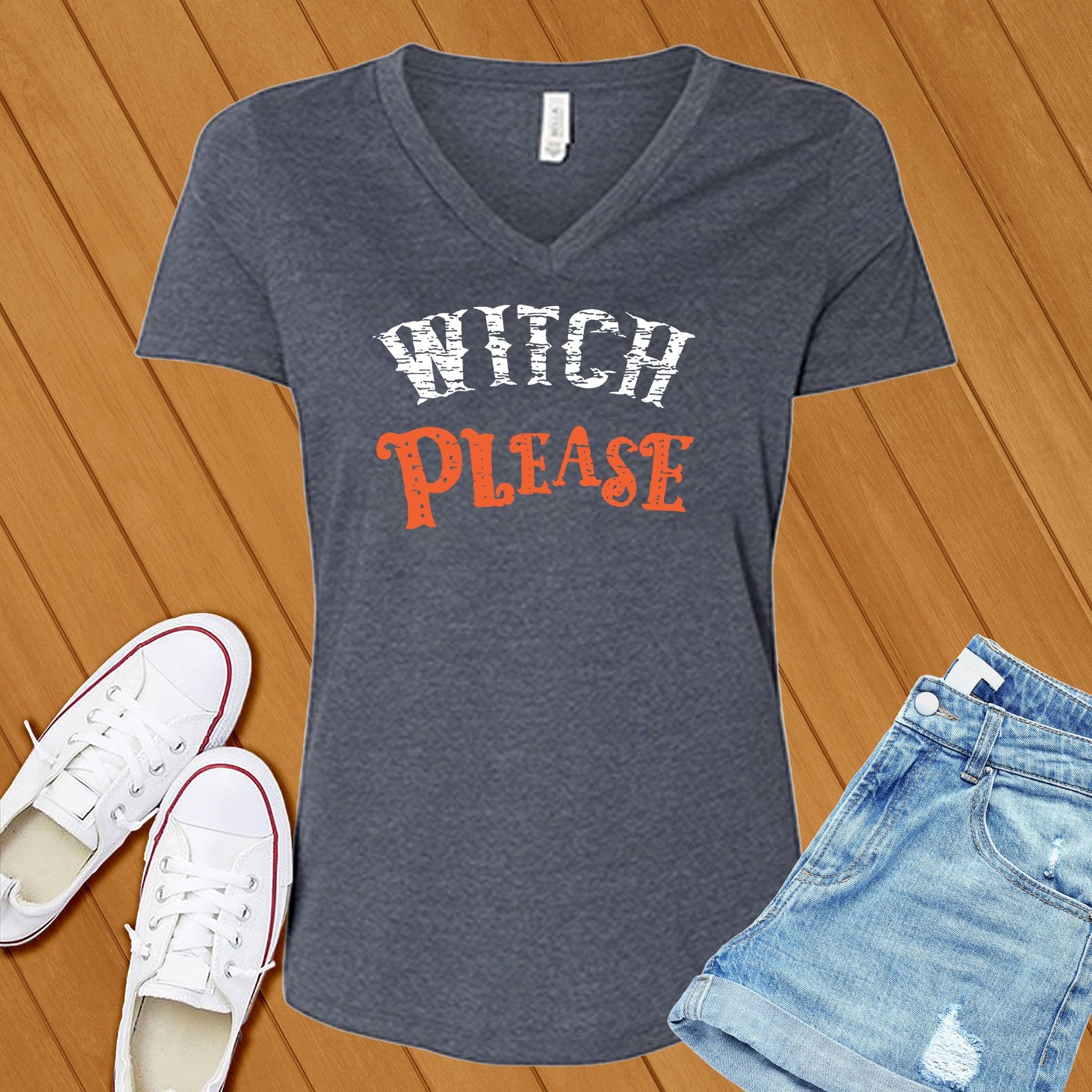 Witch Please V-Neck - Love Tees